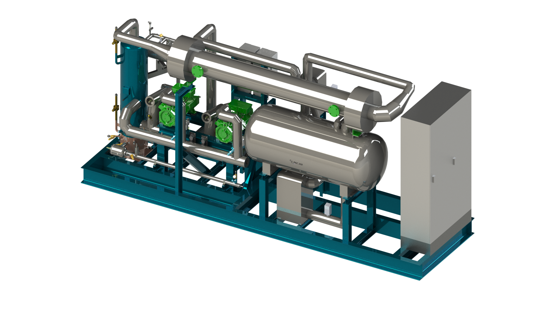 C-PAC by Clauger is a transcritical CO2  solution for water production at 110°C